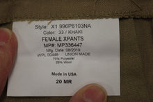 Load image into Gallery viewer, US Naval Academy Women's Flying Cross Pants - 20 MR - Used
