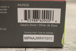 Master Pieces Wheels "Dave's Diner" 750 Piece Puzzle - 24" x 18" - New