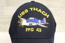 Load image into Gallery viewer, USS Thach FFG 43 Black Baseball Cap - Adjustable - Used