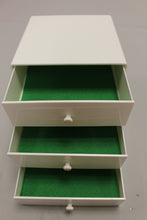 Load image into Gallery viewer, Vintage InterDesign 3 Drawer Plastic Desk Organizer Cube - Used