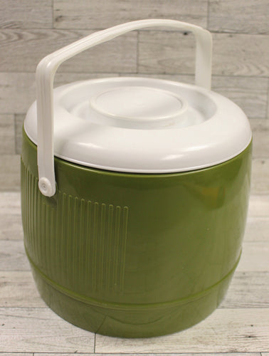 Bee Plastics Deluxe 4 Quart Insulated Ice Bucket Cooler - Green - BL536 - Used