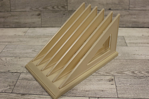 Vintage Rubbermaid Desk Mail Letter File Organizer - Beige - Used