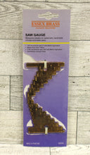 Load image into Gallery viewer, Essex Brass Saw Depth Gauge - 1/8&quot; to 2&quot; -For Radial Arm, Circular, &amp; Table Saws