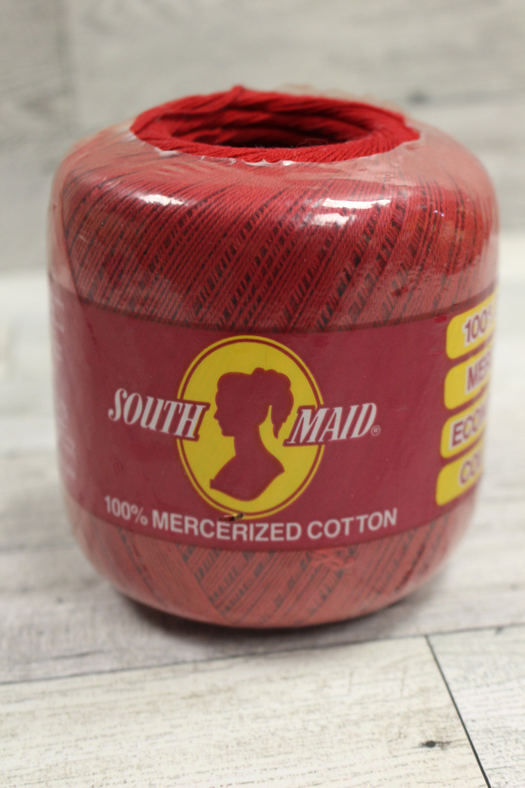 South Maid 100% Mercerized Cotton Thread - 350 Yards - Victory Red - D-54 - New