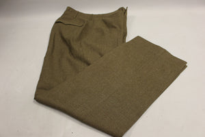 Marine Corp Men's Serge Green Wool Trousers - 32R - Used