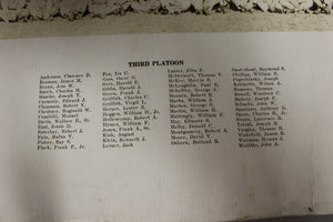 WWII US Army Panoramic Group Photograph Picture - 35" x 10"