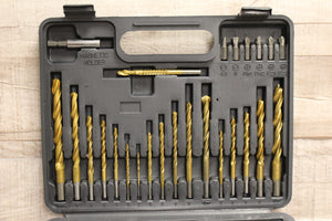 300 PC Drill Bits, Masonry Drills, Boring Bits, Screws, & Wall Anchors Plugs Kit