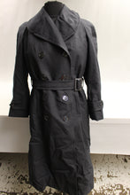 Load image into Gallery viewer, Vintage Military Women&#39;s Trenchcoat/Rain Jacket - 8R - Black - Used