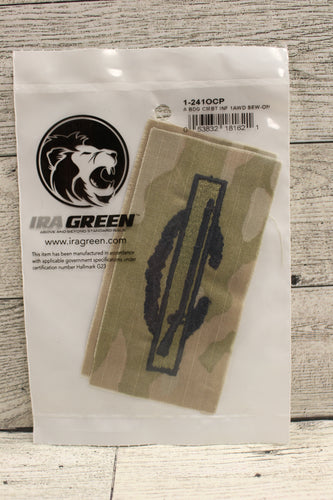 IRA Green US Army Combat Infantry 1AWD Patch - Sew On - Set of 2 - New