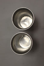 Load image into Gallery viewer, Set of 2 Vintage Aluminum Shot Glasses - Used