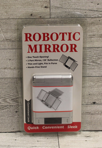 Robotic Mirror for Purse - 3 Part Mirror - 120 Degree Reflection - New