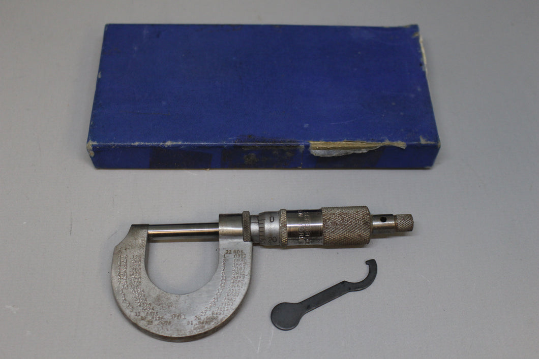 Geo Scherr Co Single Point Micrometer - NO 901 - 1 Inch - Used