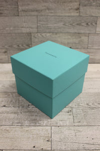 Tiffany & Co Lead Crystal Elsa Peretti Thumbprint Juice Glass with Original Box
