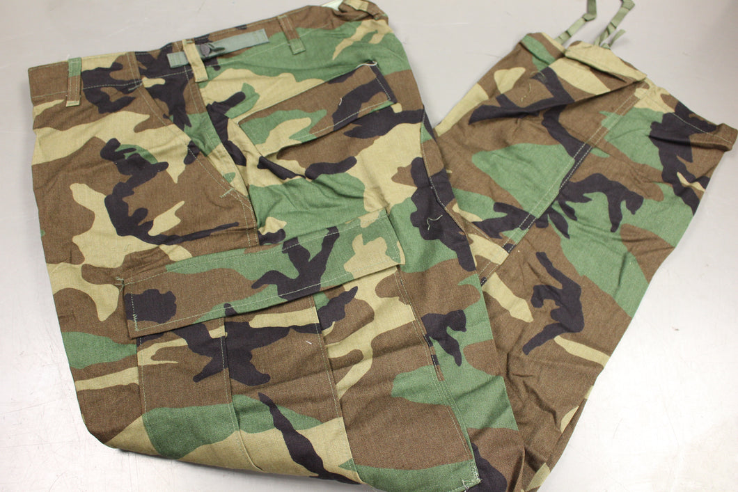US Army Woodland Combat BDU Trouser Pants - Small Regular -New