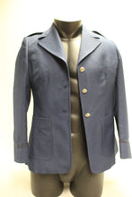 Load image into Gallery viewer, US Air Force AF Women's Blue Officer Dress Coat With Shoulders - 14 Reg - Used
