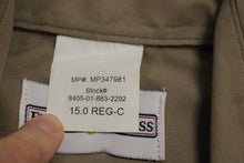 Load image into Gallery viewer, Men's AGSU Army Tan Short Sleeve Shirt - Size 15.0 Reg-C - Used