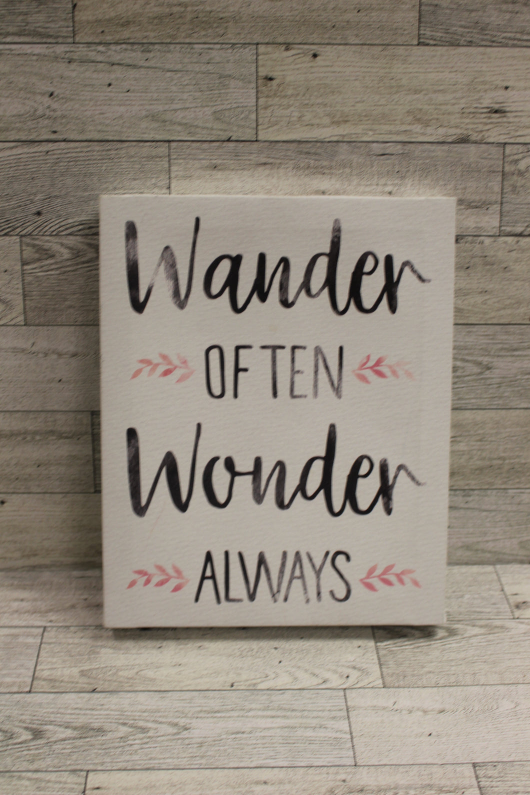 Wander Often, Wonder Always Canvas Wall Art/Sign - 10
