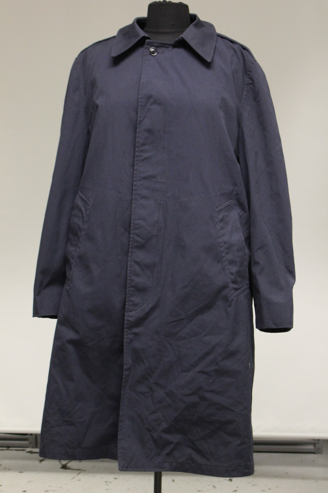 US Air Force Blue Men's All Weather Trench Coat - Size: 44R