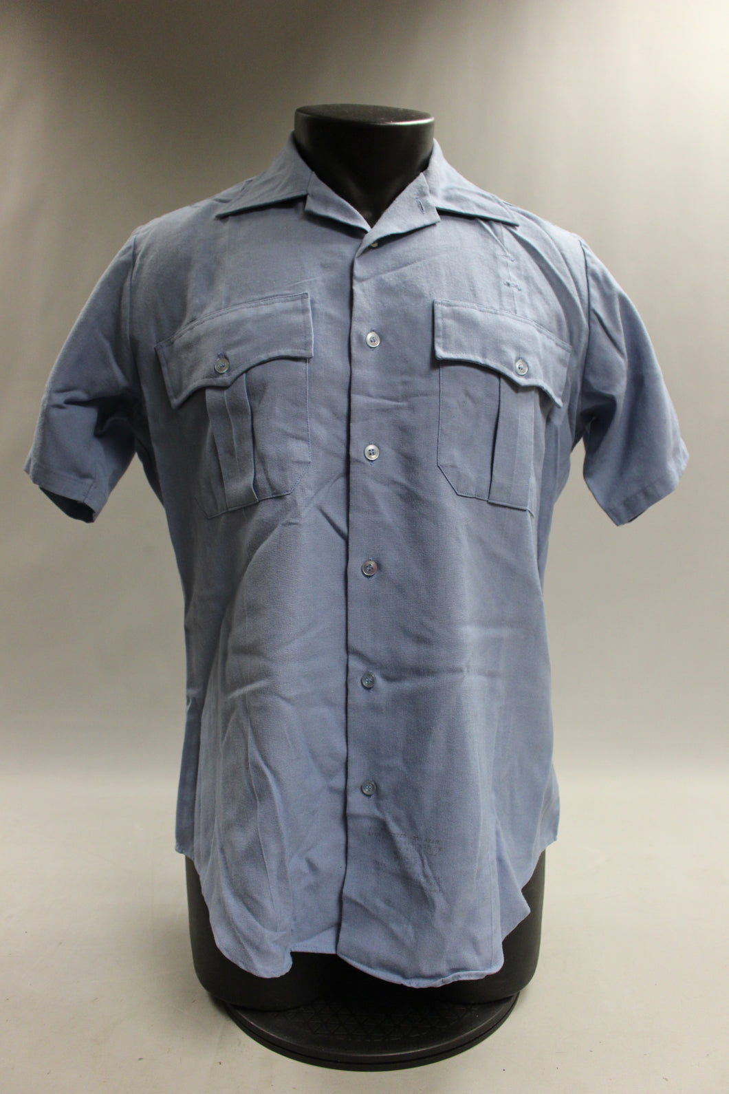 Flying Cross All Weather De Luxe Tropical Blue Work Shirt - Medium - used