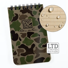 Load image into Gallery viewer, Rite in the Rain 3" X 5" Top-Spiral Notebook - Duck Camo - DC935T - New