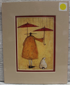 Sam Toft Fine Art Wall Print - She Who Must Be Kept Dry - Mat 8x10