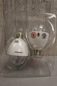 Smart Gear Rotating Disco LED Party Bulb Set - Set of 2 bulbs - New