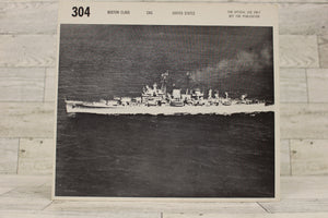 US Naval Cruiser Battleship Vessels & Aircraft ID Identification Cards - You Pick