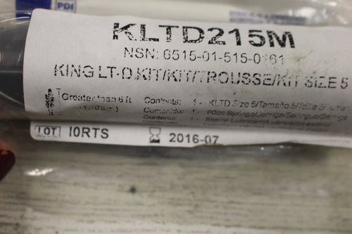King Systems King LT-D Airway Kit - Size: 5 - 6515-01-515-0161 - New