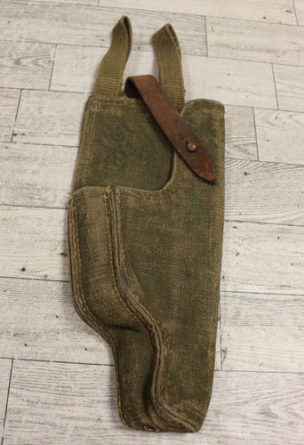 Polish Army Vintage PM63 Canvas Holster - Used