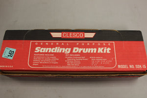 Clesco Sanding Drum Kit - Model SDK-15 - New