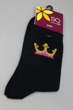 Load image into Gallery viewer, SO Pals Anklets Crown Socks - Size: 9-11 - Choose Color - New