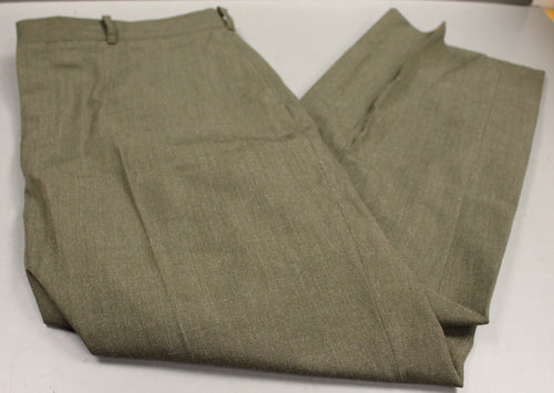 US Marine Corps Men's Dress Green Pants / Trousers - Hemmed - Size: 34R - Used