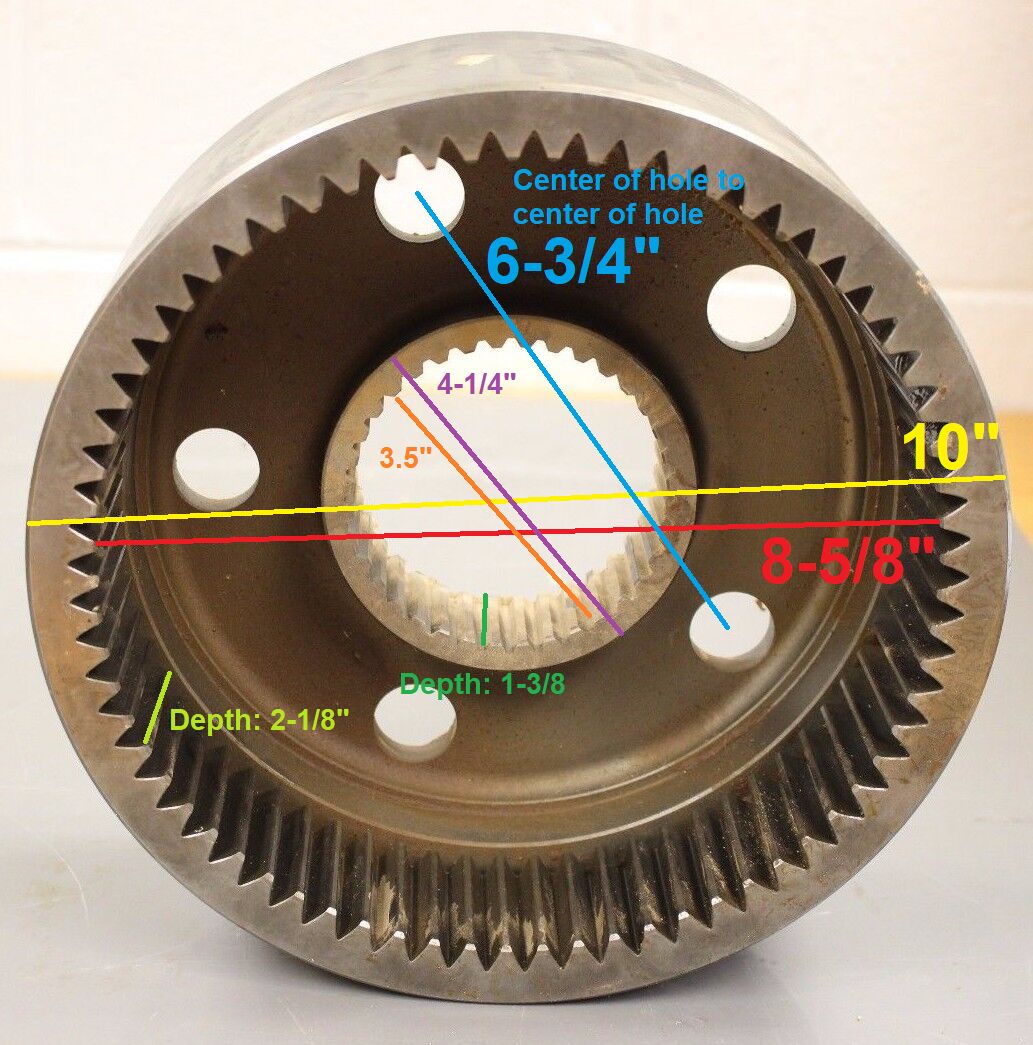 planetary gear ring Planetary Hub Gear Ring - NSN 3020-01-480-2388 - P/N 300216