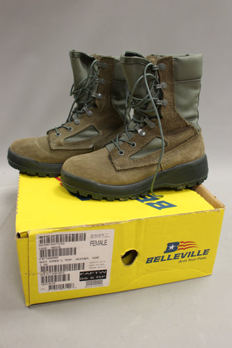 Belleville Women's AF Temperate Weather Combat Boots - Sage - 5.5 Female - Used
