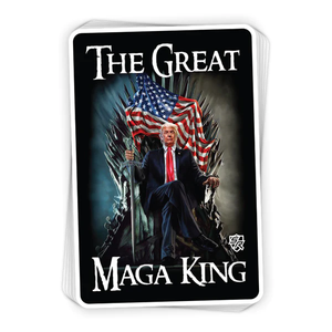The Great Maga King Trump Decal - 2.75" x 4.1" - New