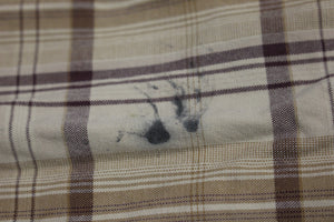 Carhartt Men's Tan Plaid Shirt - Large - Used