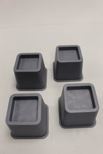 Load image into Gallery viewer, 4" Bed Risers - Set of 4 - Black - Used