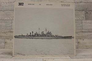 US Naval Cruiser Battleship Vessels & Aircraft ID Identification Cards - You Pick
