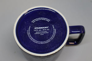 Starbucks Fall 2020 Blue Black Speckle Ceramic Coffee Cup Mug