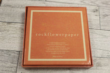 Load image into Gallery viewer, Rock Flower Paper Cork Coaster Set - 4&quot; x 4&quot; - New