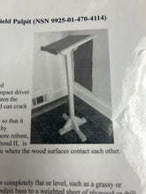 Load image into Gallery viewer, Military Field Pulpit - Oak - Church School Lectern Conference Debate - New