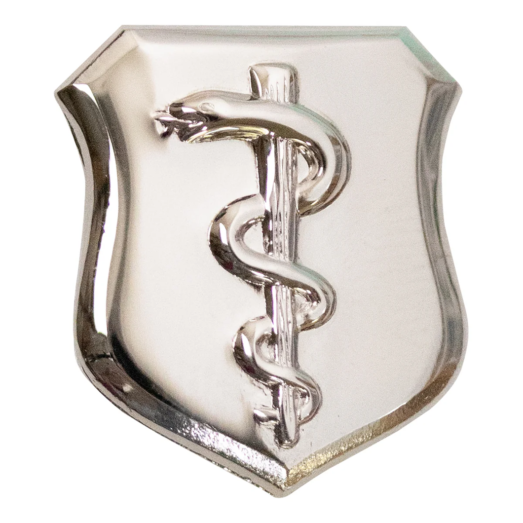 Air Force Badge: Basic Physician Lapel Pin - Mirror Finish - New