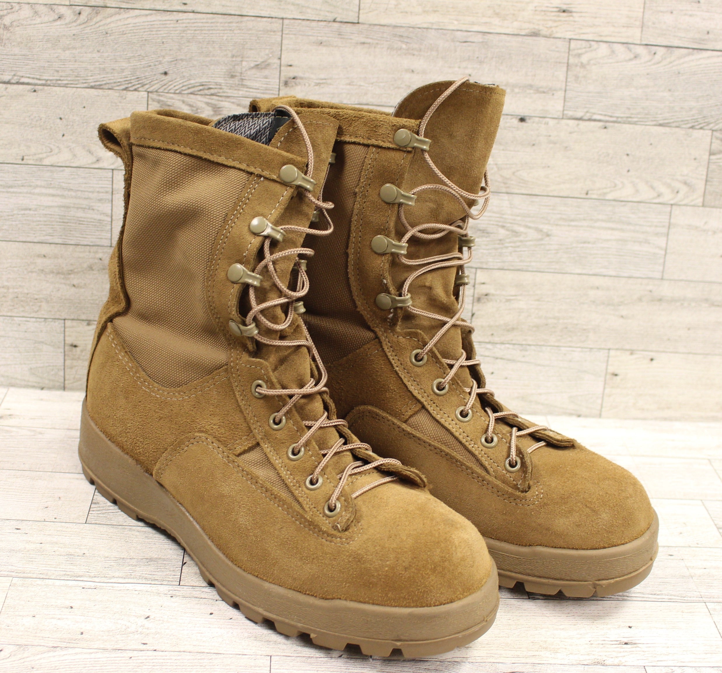 未使用品　米軍放出品　McRae boot McRae Mens Black Leather Panama Military Combat Boots – The