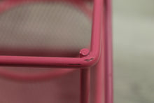 Load image into Gallery viewer, Pink Metal Mesh Organizer - Used