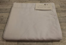 Load image into Gallery viewer, Vintage Double Long Flat White Sheet - 104&quot; x 104&quot; - Used