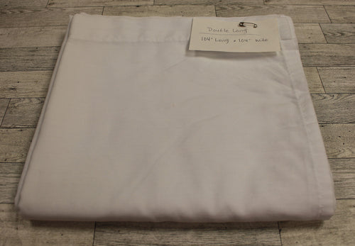 Vintage Double Long Flat White Sheet - 104