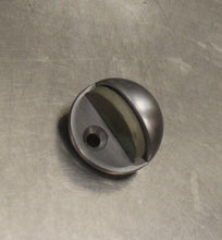 Load image into Gallery viewer, Floor Mount Door Stop Bumper - Satin Chrome - Used