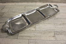 Load image into Gallery viewer, Handmade Peltrina Serving Platter Tray Dish - 3 Sections - 80-7047 - Used