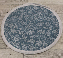 Load image into Gallery viewer, Vintage Bandwagon 9" Mircowave Roll Warmer - 100% Cotton - Blue Floral