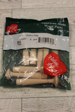 Load image into Gallery viewer, Lara's Crafts Vintage Set of 8 Hardwood Shaker Pegs - 3-1/8" - New